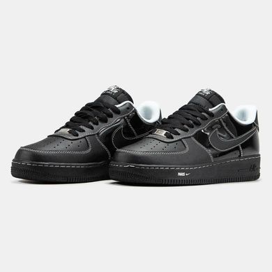 Nike Air Force 1 Low &ldquo;Paris&rdquo; Black White Stitch
