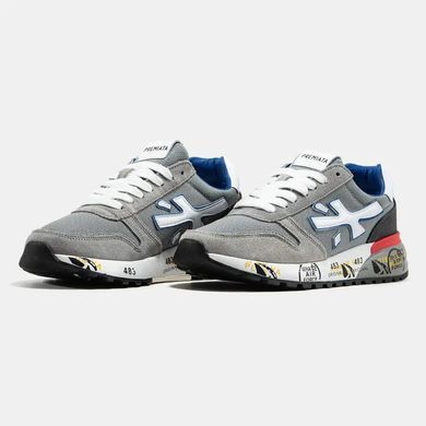 Premiata Mick Grey Blue Red