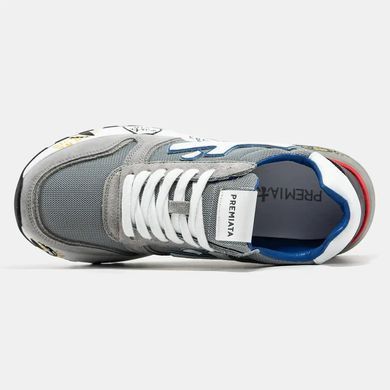 Premiata Mick Grey Blue Red