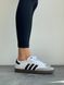 Кроссовки Adidas Samba Vegan Low White Black 2585 фото 2