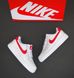 Nike Air Force 1 White Red 5 190 фото 2