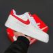 Кроссовки Nike Air Force 1 White Red 5 190 фото 4