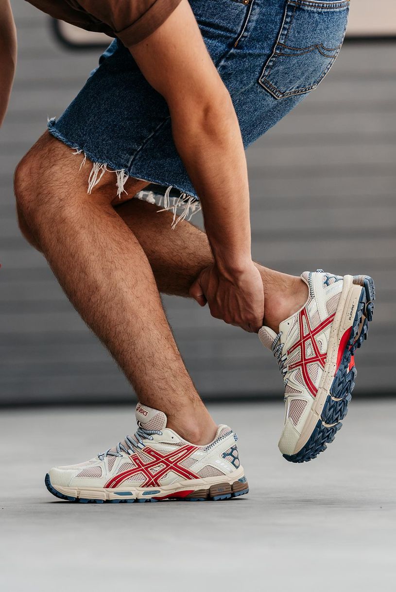 Кроссовки Asics Gel-Kahana 8 Beige Red 9539 фото