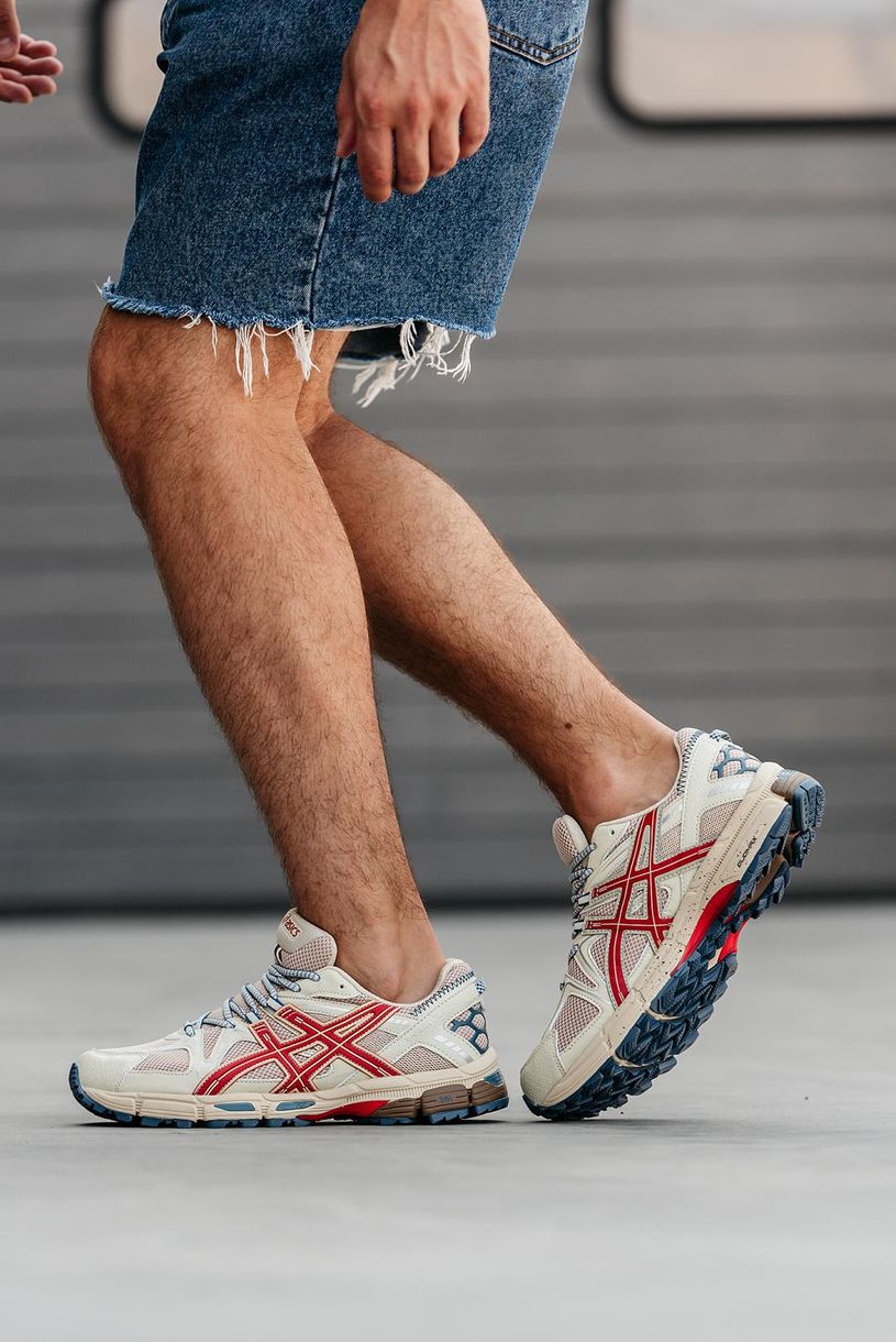 Кроссовки Asics Gel-Kahana 8 Beige Red 9539 фото