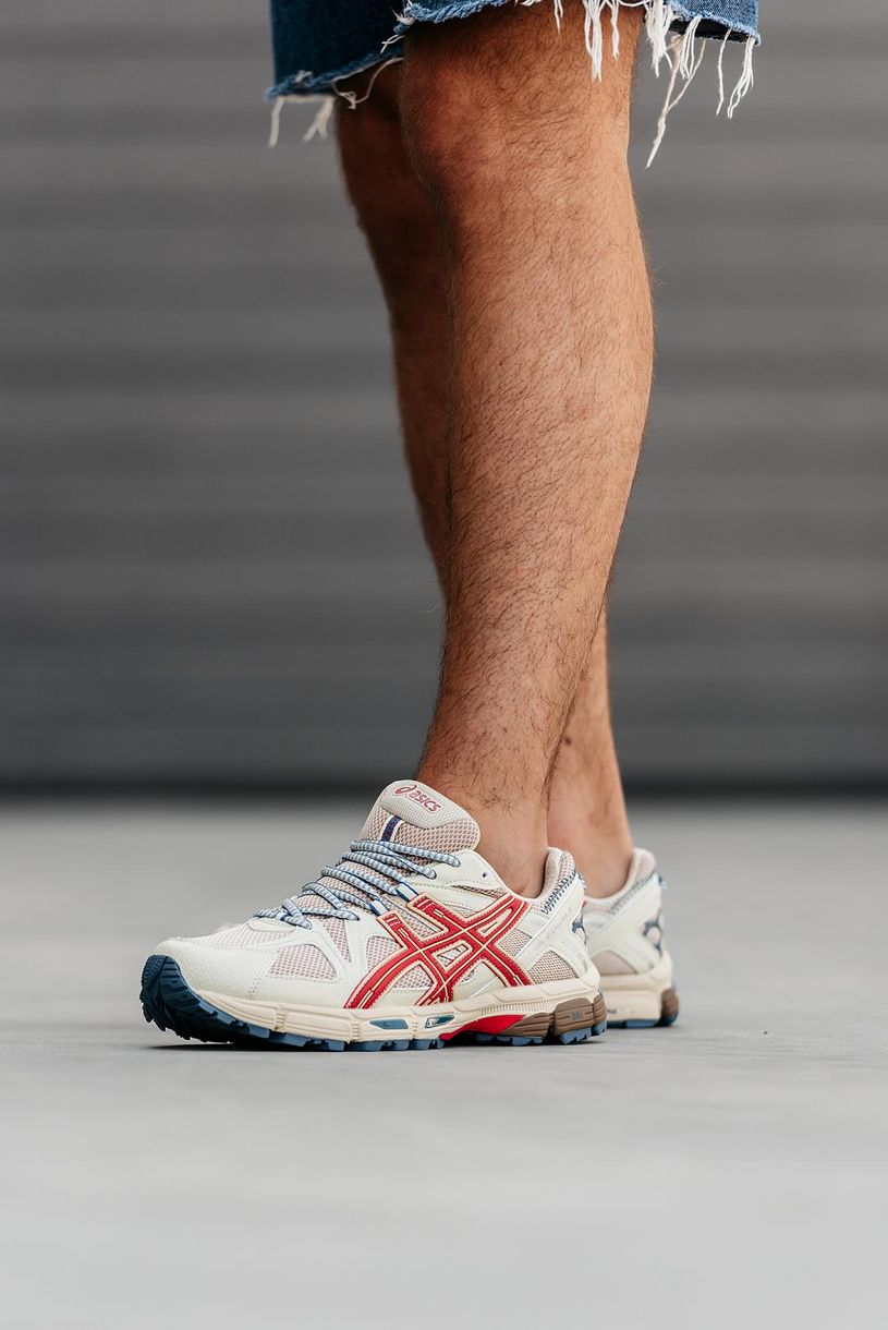 Кроссовки Asics Gel-Kahana 8 Beige Red 9539 фото