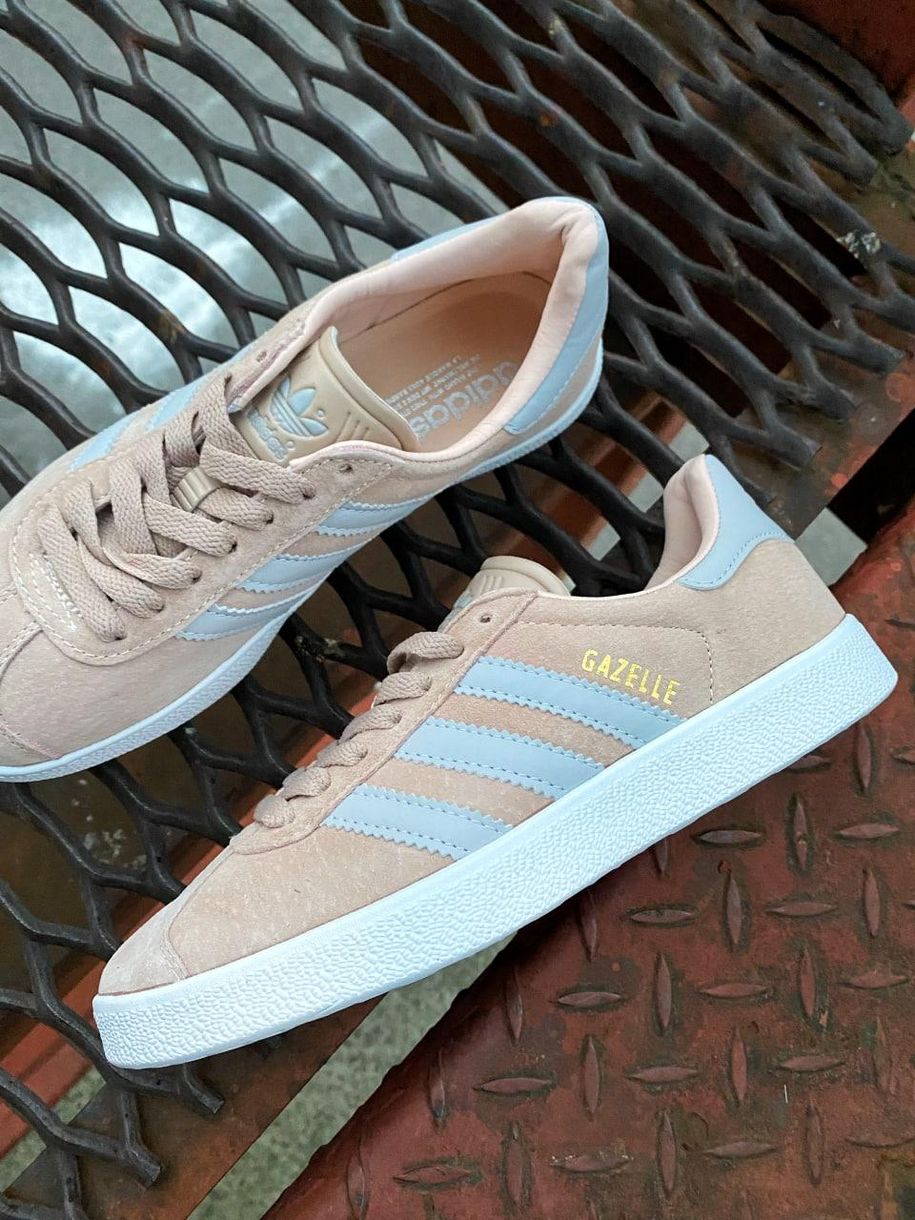 Кеды Adidas Gazelle Pink Grey 2463 фото