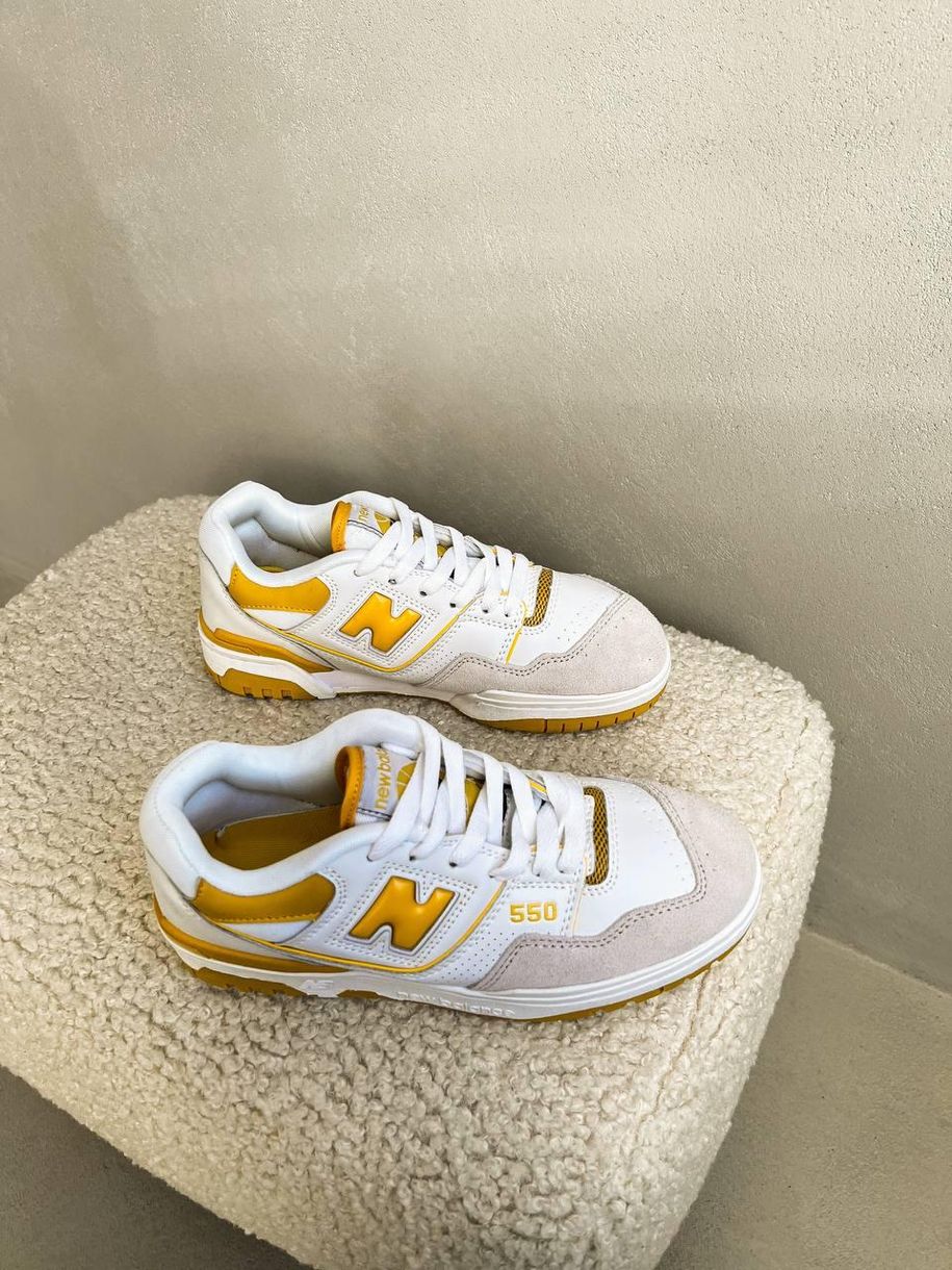 Кросівки New Balance 550 Yellow 7016 фото