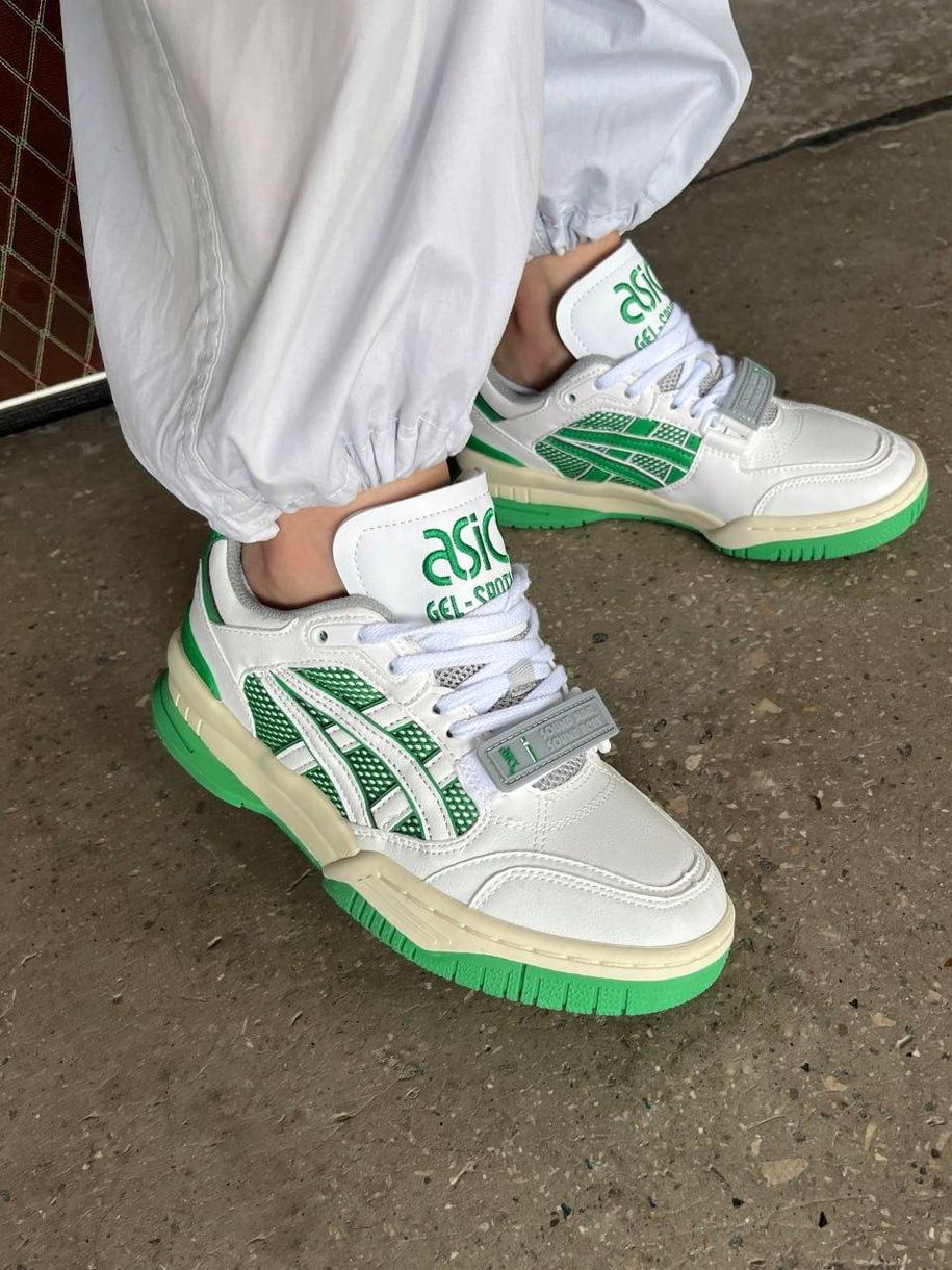 Кросівки Asics Gel-Spotlyte Low V2 White Green 9299 фото