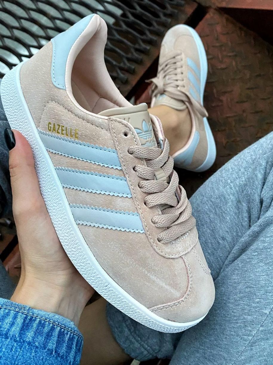 Кеды Adidas Gazelle Pink Grey 2463 фото