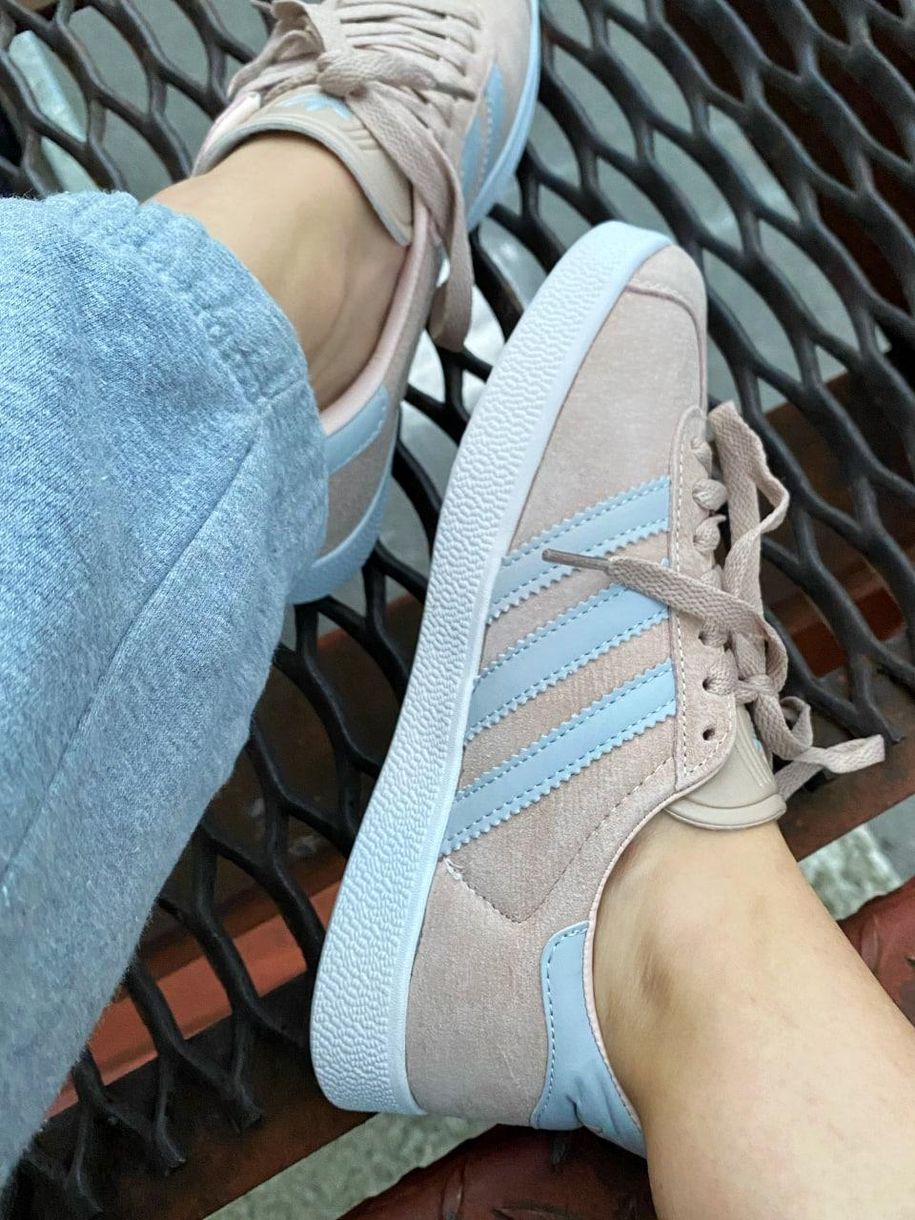 Кеды Adidas Gazelle Pink Grey 2463 фото