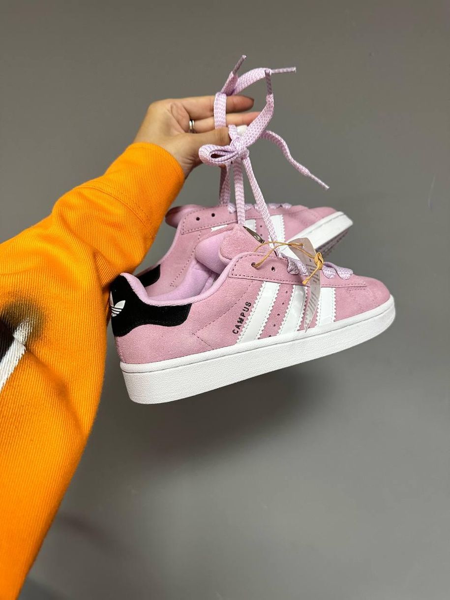 Кроссовки Adidas Campus Pink White 9445 фото