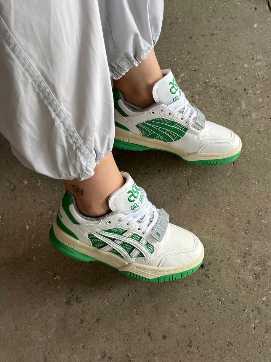 Кросівки Asics Gel-Spotlyte Low V2 White Green 9299 фото