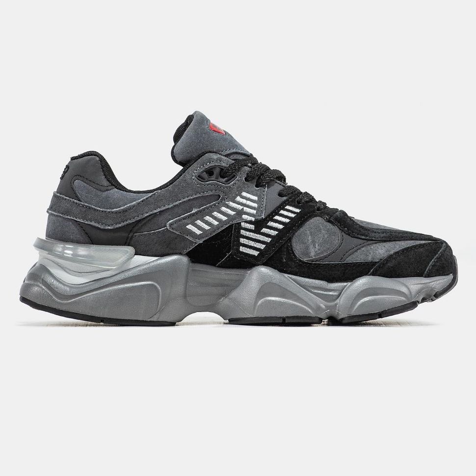 Зимові Кросівки New Balance 9060 Grey Black 9654 фото