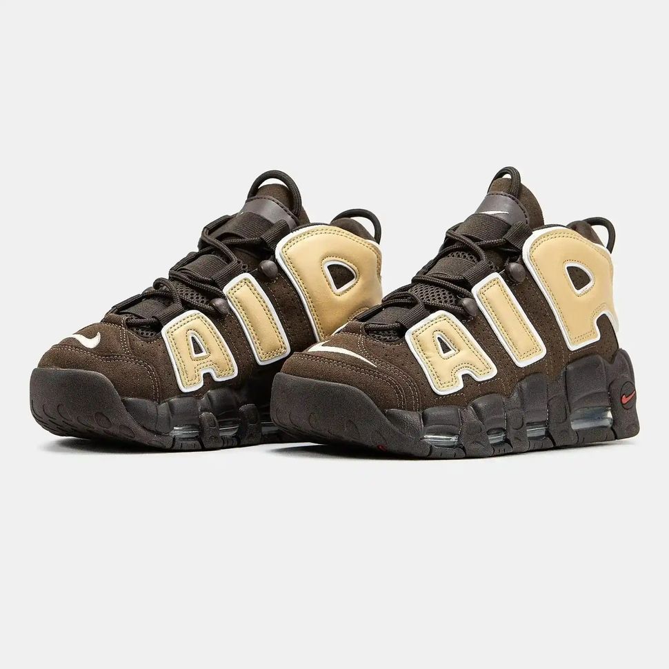 Nike Air More Uptempo Brown Beige White, 41