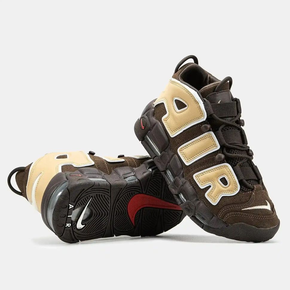 Nike Air More Uptempo Brown Beige White, 41