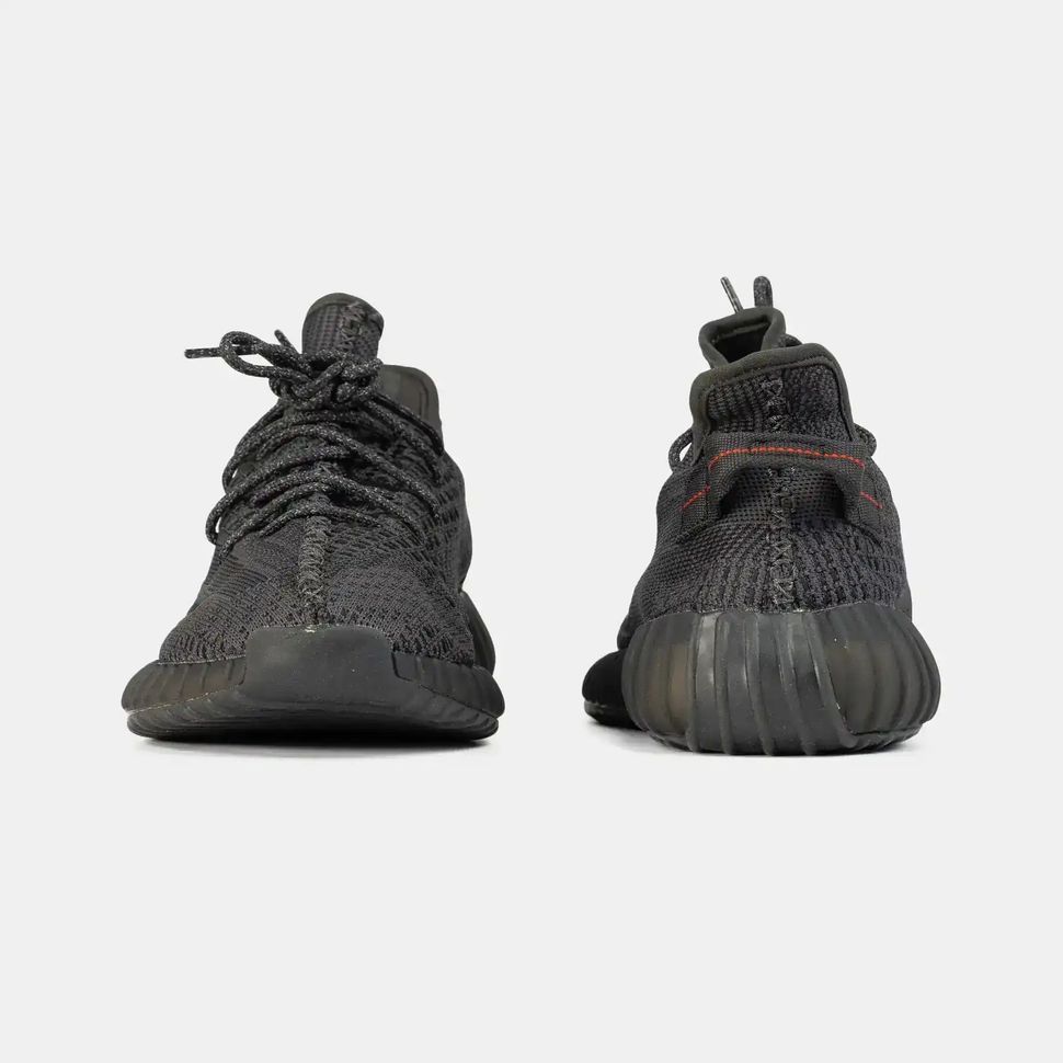 Adidas Yeezy Boost 350 V2 Black Reflective Laces, 36