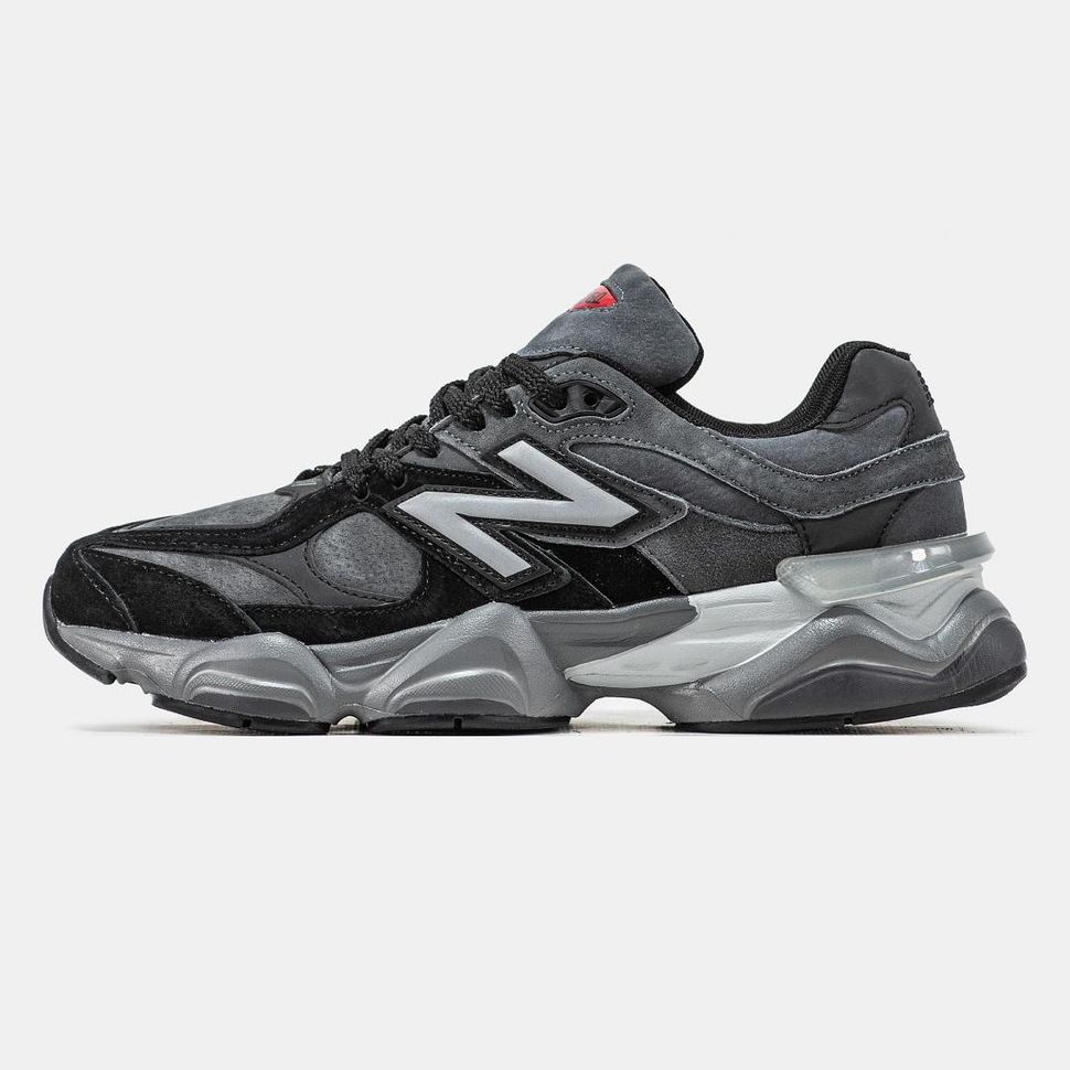 Зимові Кросівки New Balance 9060 Grey Black 9654 фото