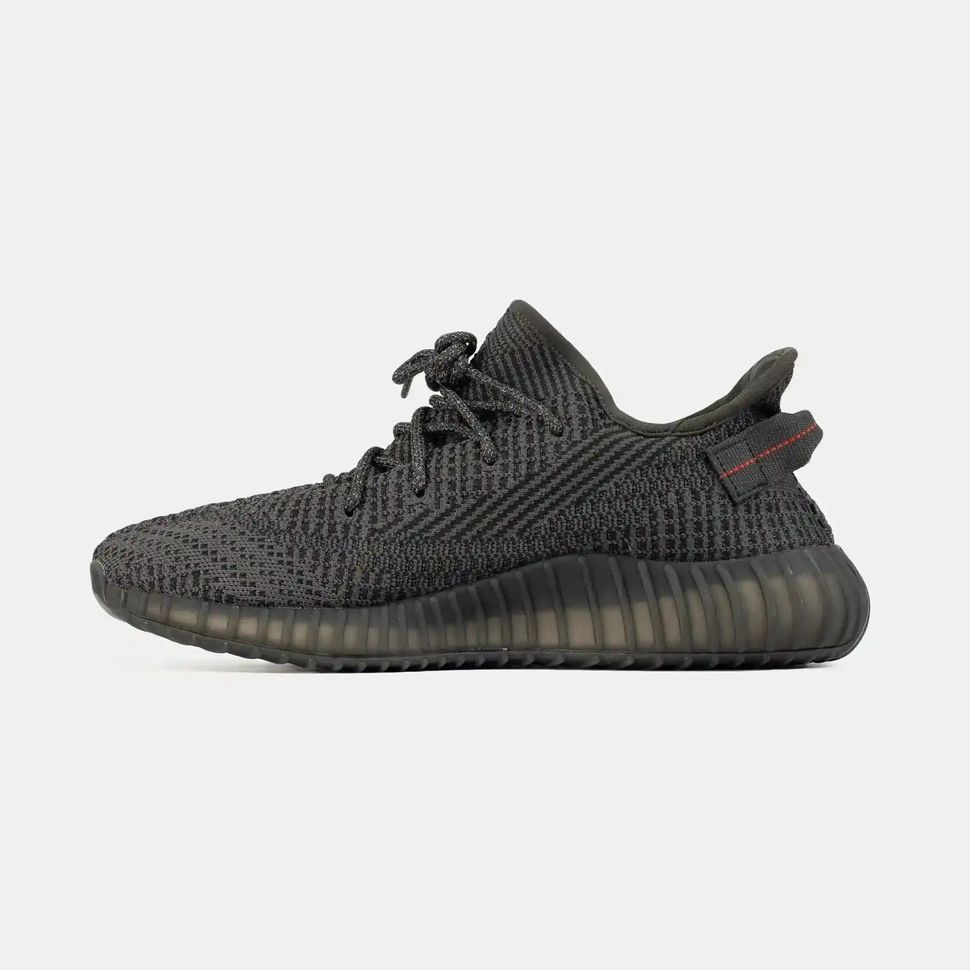 Adidas Yeezy Boost 350 V2 Black Reflective Laces, 36