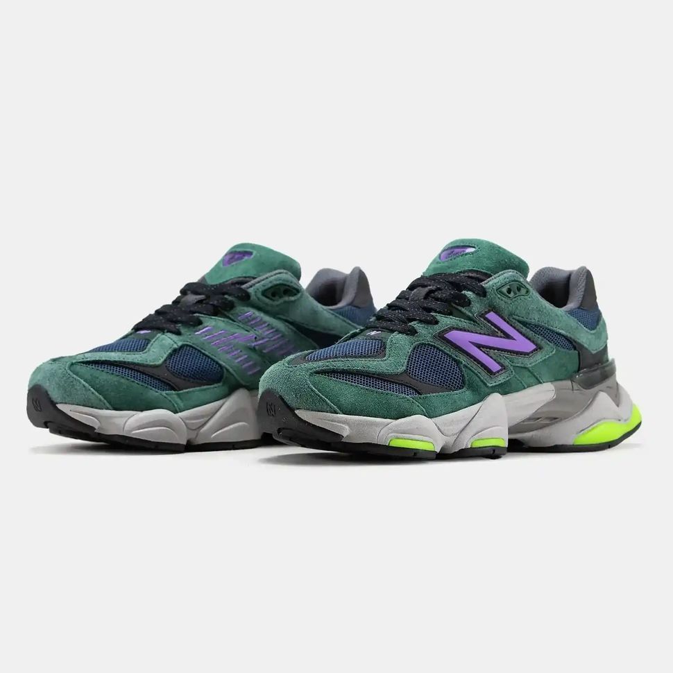 New Balance 9060 Green Purple Navy