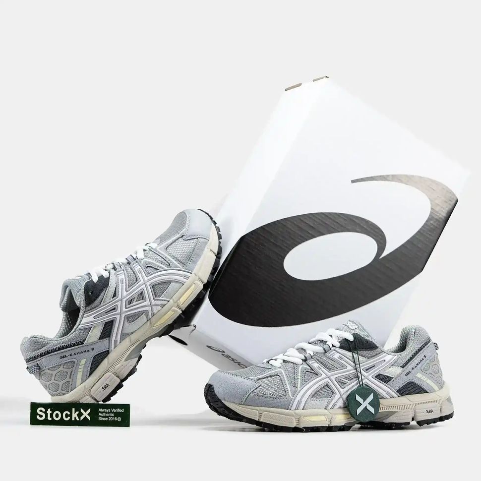 Asics Gel-Kahana 8 Light Grey White Cream