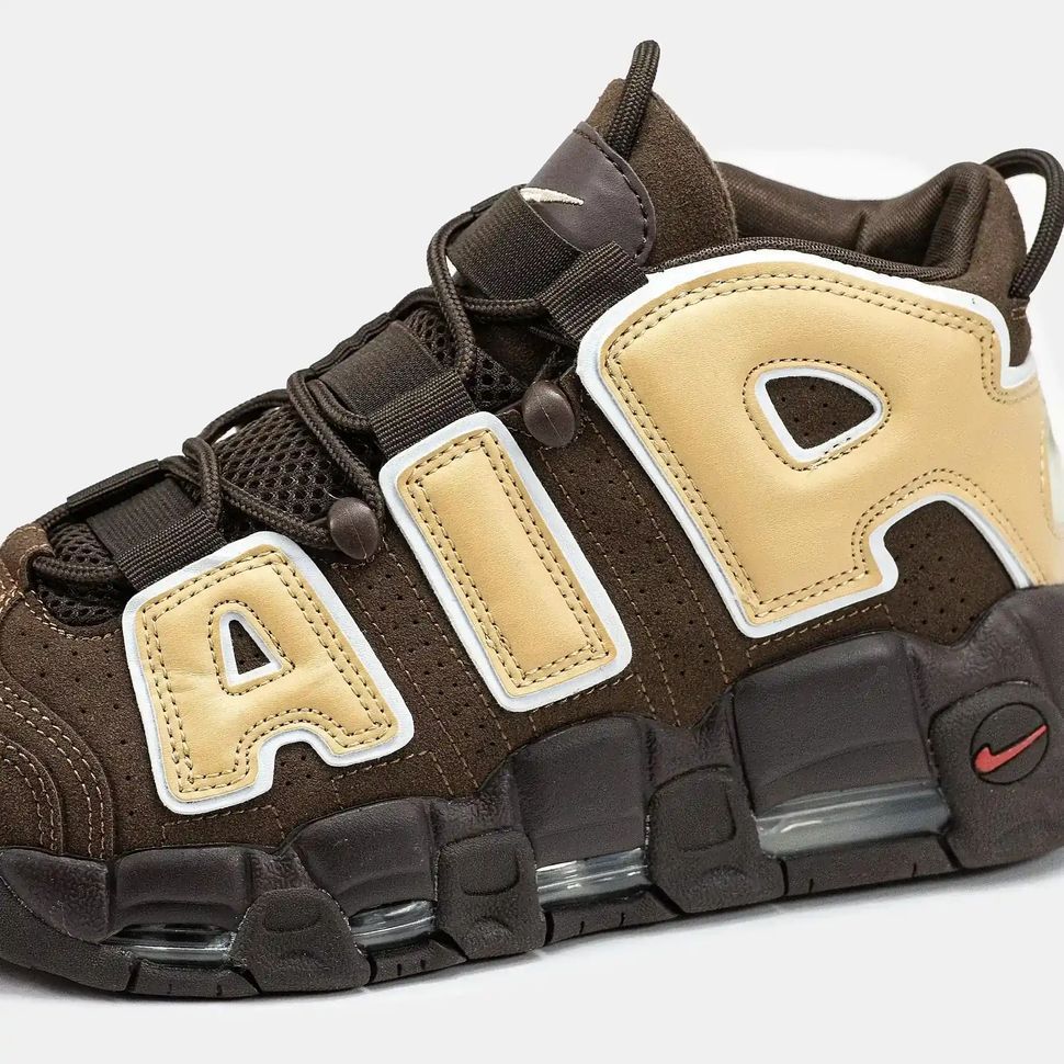 Nike Air More Uptempo Brown Beige White, 41