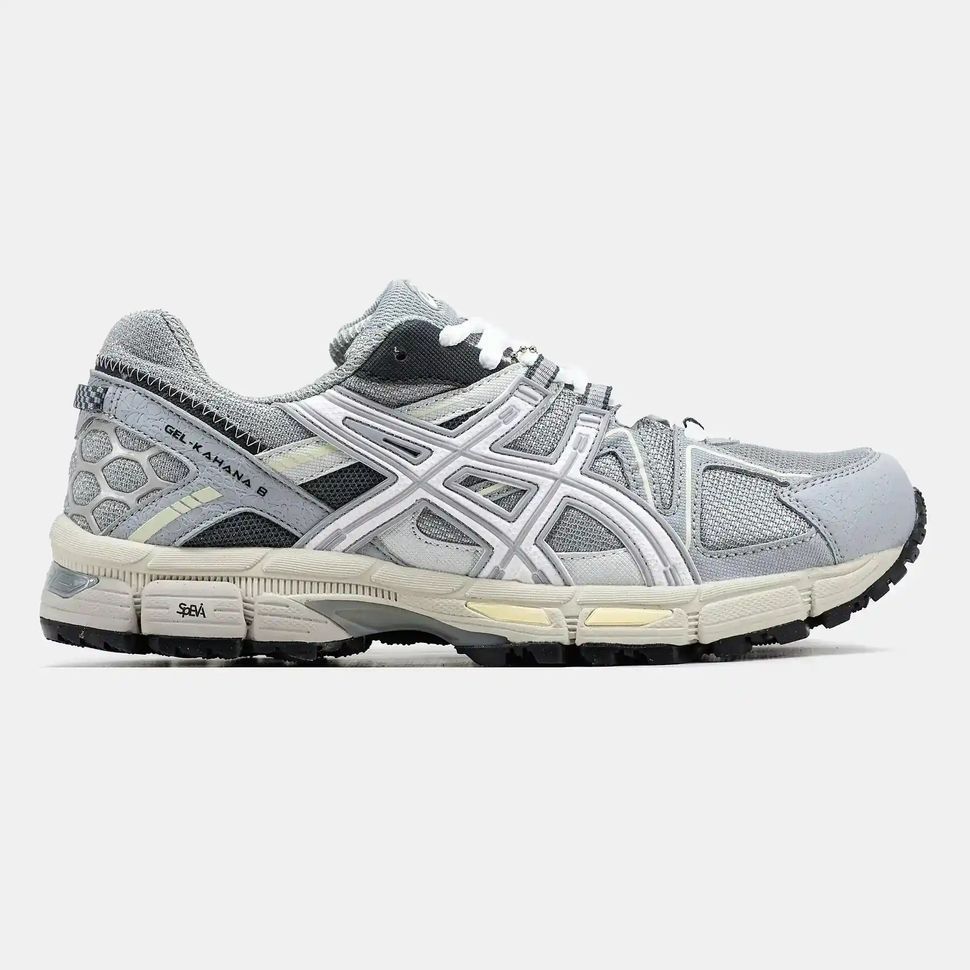 Asics Gel-Kahana 8 Light Grey White Cream