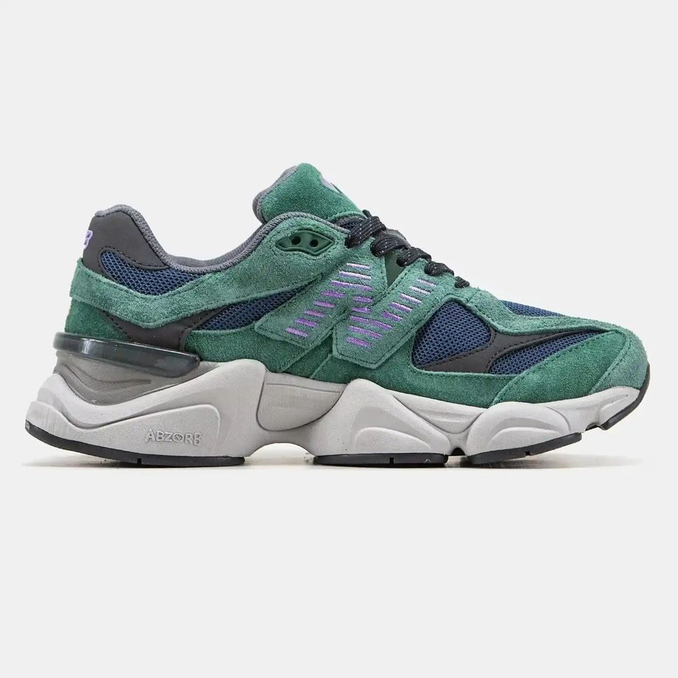 New Balance 9060 Green Purple Navy