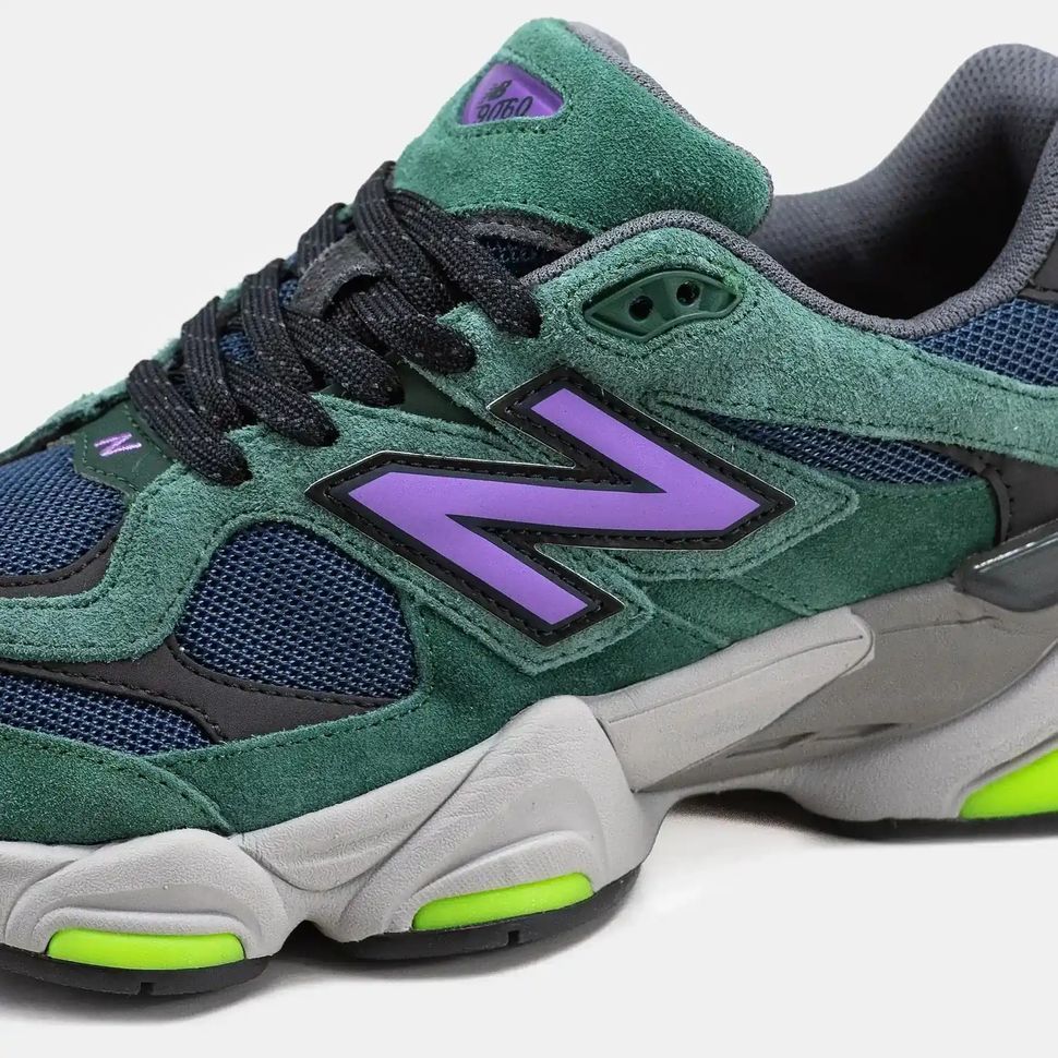New Balance 9060 Green Purple Navy
