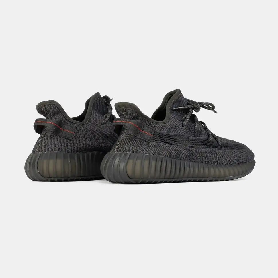 Adidas Yeezy Boost 350 V2 Black Reflective Laces, 36