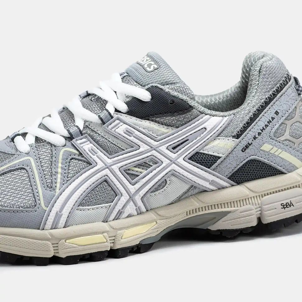 Asics Gel-Kahana 8 Light Grey White Cream