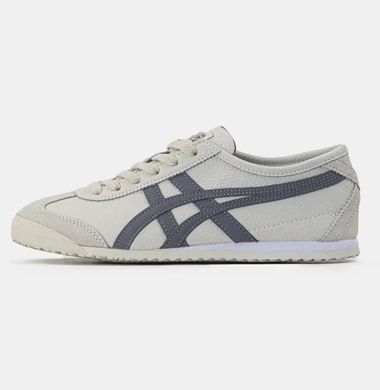 Onitsuka Tiger Mexico 66 Cream Navy Pebbled Leather