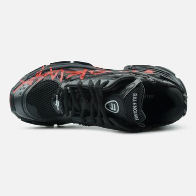 Balenciaga Runner Graffiti Black Red, 39