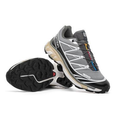 Salomon XT-6 Grey Black White, 42