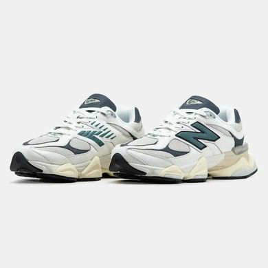 New Balance 9060 White Dark Green Cream