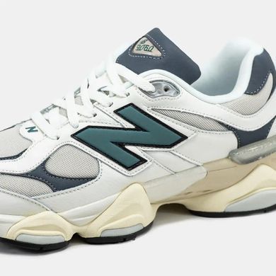 New Balance 9060 White Dark Green Cream
