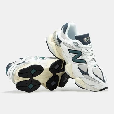 New Balance 9060 White Dark Green Cream