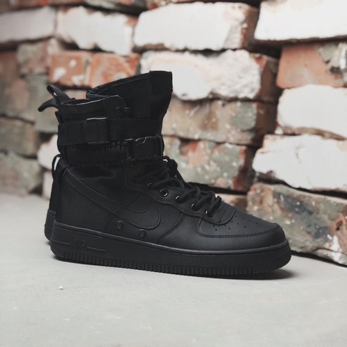 Nike Special Fled Air Force 1 Black 381 фото