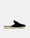 Loro Piana Summer Walk Mule Black, 36