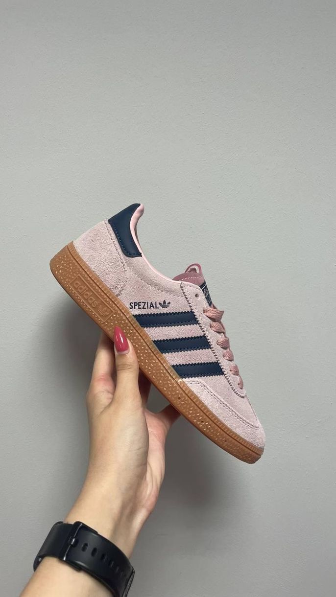 Кеди Adidas Spezial Pink Blue 11034 фото