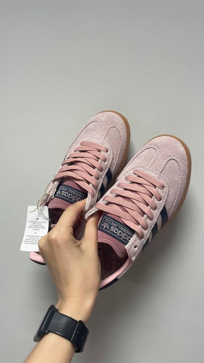 Кеди Adidas Spezial Pink Blue 11034 фото