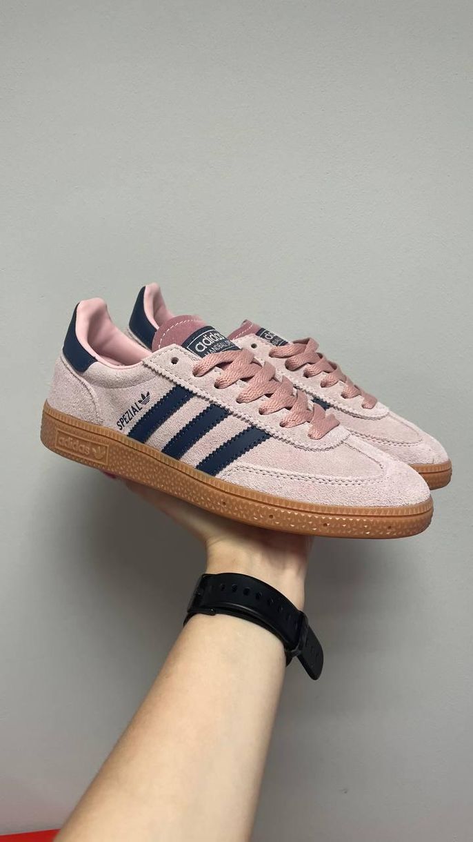 Кеди Adidas Spezial Pink Blue 11034 фото