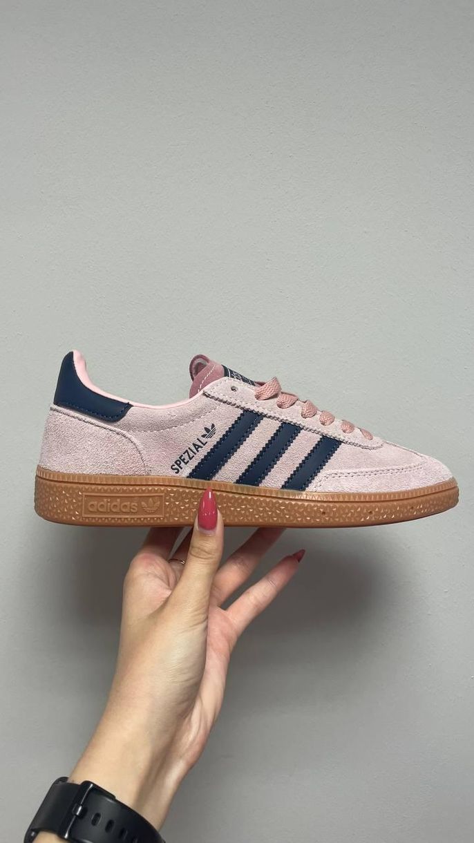 Кеди Adidas Spezial Pink Blue 11034 фото