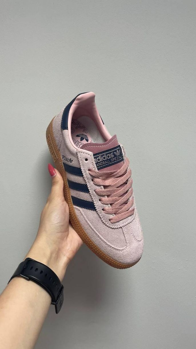 Кеди Adidas Spezial Pink Blue 11034 фото