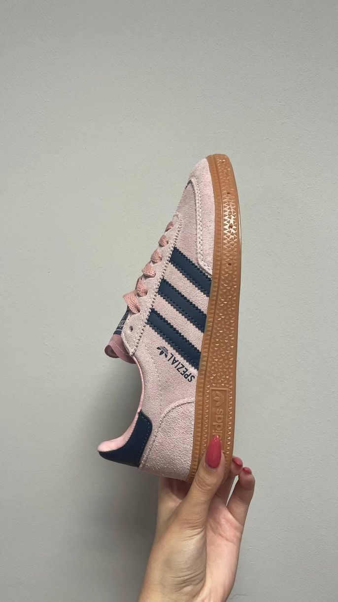 Кеди Adidas Spezial Pink Blue 11034 фото