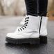 Зимові Черевики Dr. Martens JADON White Black No Logo 4318 фото 1