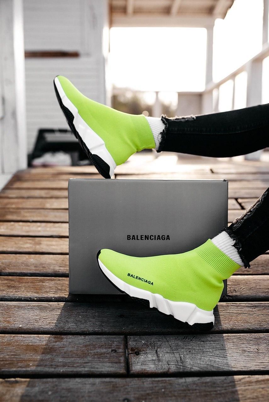 Купить Кроссовки Balenciaga Speed Trainer Yellow White Black Женские 37  размера - Доступная цена в Украине 2023, отзывы