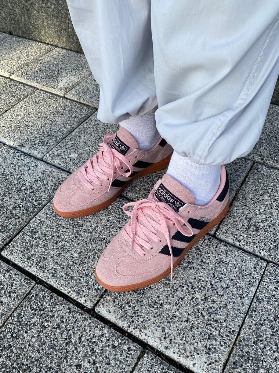 Кроссовки Adidas Spezial Pink Black 10242 фото