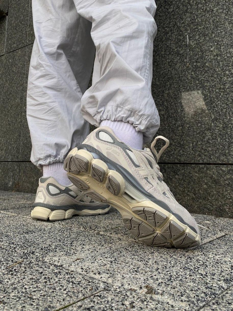 Кроссовки Asics Gel-NYC Grey Beige 9770 фото