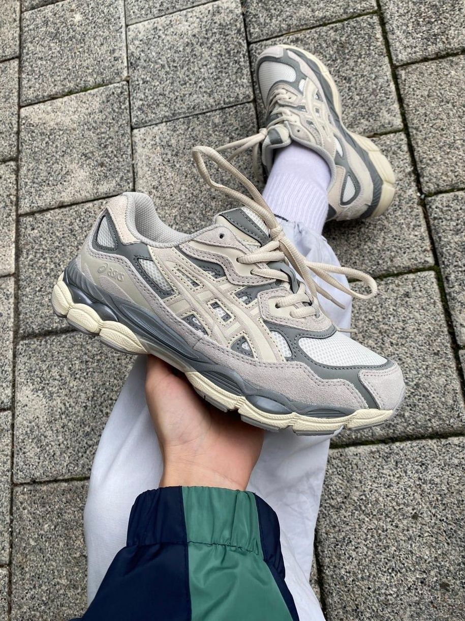 Кроссовки Asics Gel-NYC Grey Beige 9770 фото