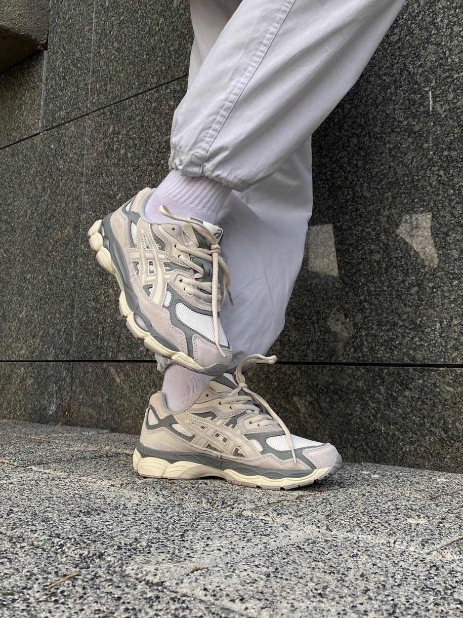 Кроссовки Asics Gel-NYC Grey Beige 9770 фото